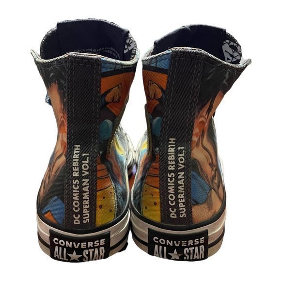 Converse All Star Hi DC Comics Superman 11389C High Top Black Women’s Size 6 - Picture 6 of 10